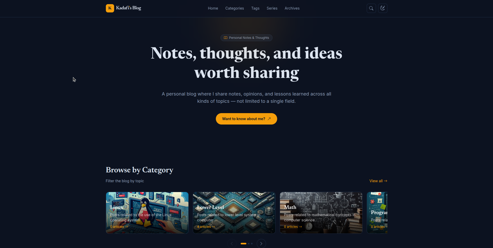 Personal Blog